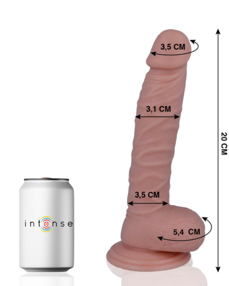 MR INTENSE - 19 PENE REALÍSTICO 20 CM -O- 3.1 CM