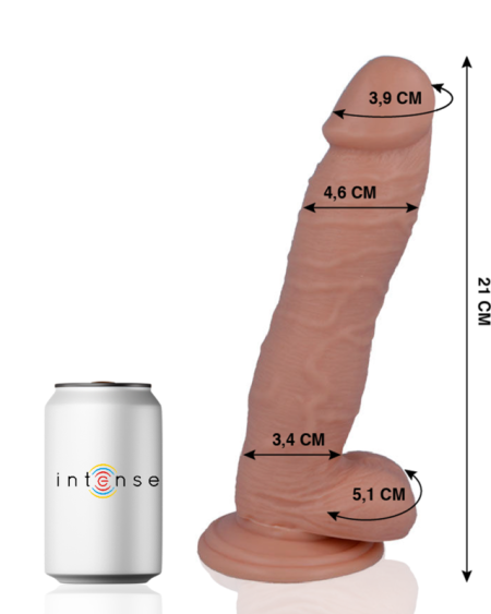 MR INTENSE - 24 PENE REALÍSTICO 21 CM -O- 4.6 CM