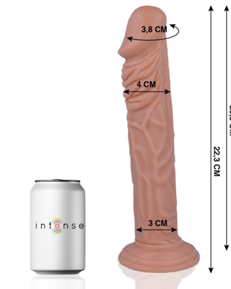 MR INTENSE - 27 PENE REALÍSTICO 22.3 CM -O- 4 CM