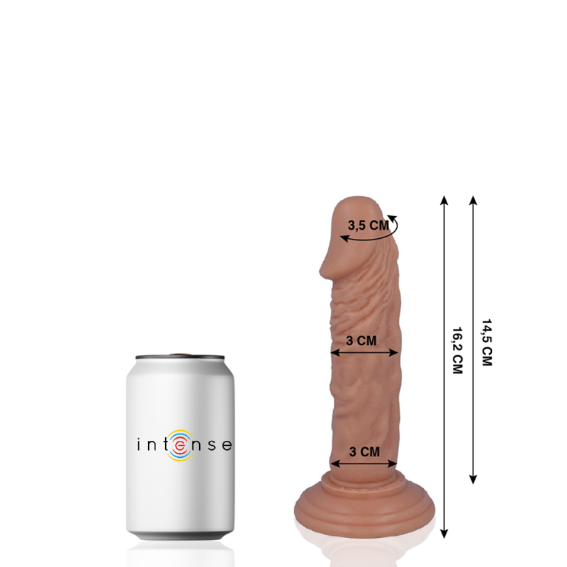 MR INTENSE - 3 PENE REALÍSTICO 16.2 CM -O- 3 CM