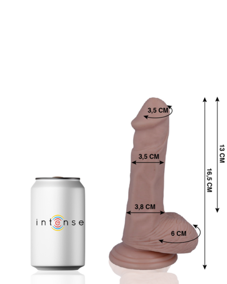 MR INTENSE - 5 PENE REALÍSTICO 16.5 CM -O- 3.5 CM