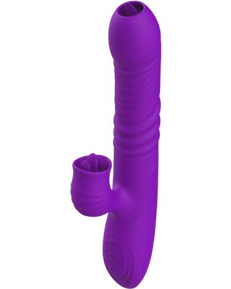 Vibrador rabbit Fully G Spot da Armony em cor violeta.