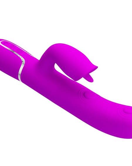 Vibrador coelho PRETTY LOVE com estimulador do clítoris