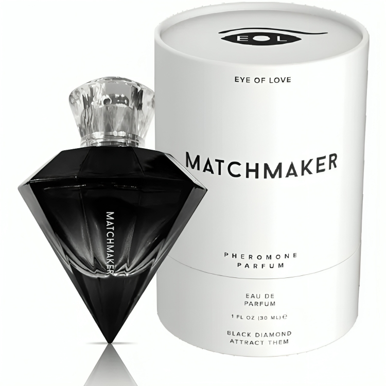 Frasco do perfume Matchmaker Diamante Preto com feromonas