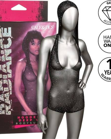 CALEXOTICS - RADIANCE BODY CON CAPUCHA Y ESCOTE EN V PRONUNCIADO