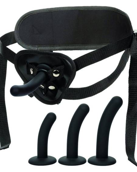 CALEXOTICS - BOUNDLESS KIT ARNÉS SILICONA CURVADO