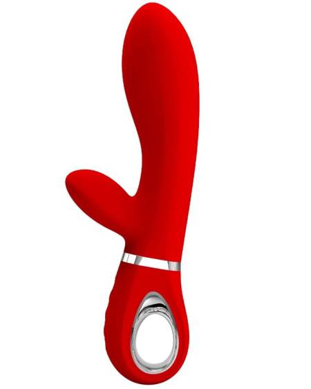 PRETTY LOVE - THOMAS VIBRADOR PUNTO G MULTIFUNCIÓN ROJO