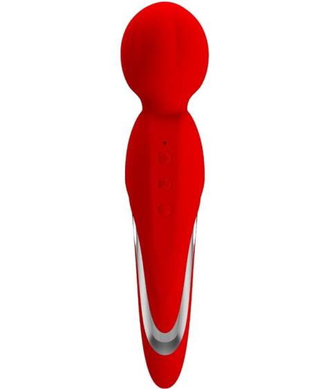 Vibrador tipo wand Walter da HIGH TECH, em vermelho ou violeta