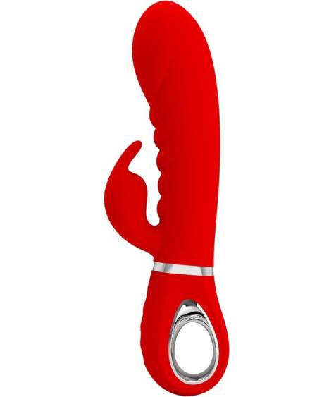 PRETTY LOVE - PRESCOTT VIBRADOR PUNTO G MULTIFUNCIÓN ROJO