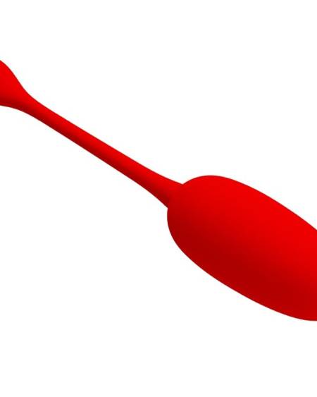PRETTY LOVE - KNUCKER HUEVO VIBRADOR RECARGABLE ROJO
