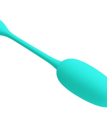PRETTY LOVE - KNUCKER HUEVO VIBRADOR RECARGABLE VERDE AGUA