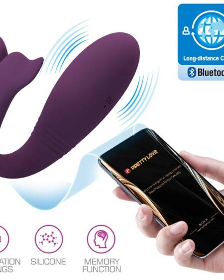 PRETTY LOVE - JAYLEEN VIBRADOR APP CONTROL REMOTO LILA