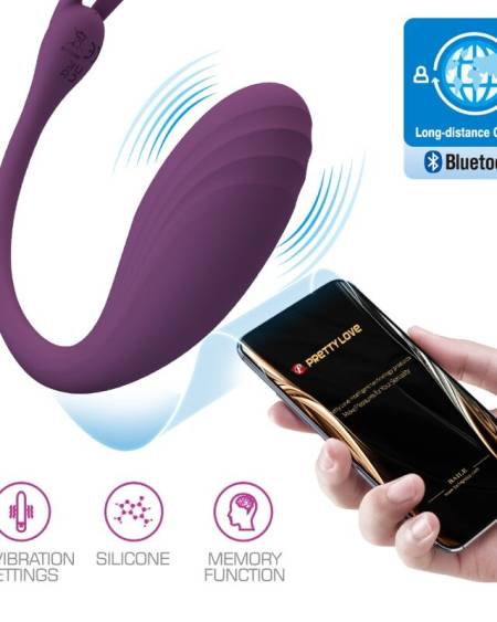 PRETTY LOVE - CATALINA VIBRADOR APP CONTROL REMOTO LILA