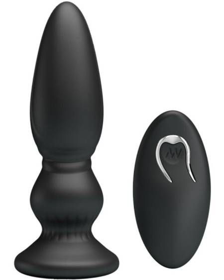 MR PLAY - VIBRADOR POTENTE CONTROL REMOTO ANAL PLUG NEGRO