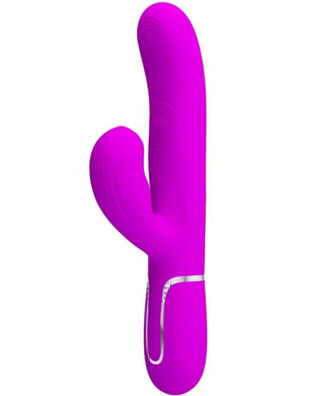 PRETTY LOVE - PERLITA VIBRADOR PUNTO G 3 EN 1 MULTIFUNCIÓN VIOETA