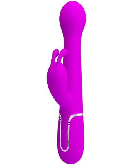 PRETTY LOVE - DEJON VIBRADOR RABBIT 3 EN 1 MULTIFUNCIÓN VIOLETA