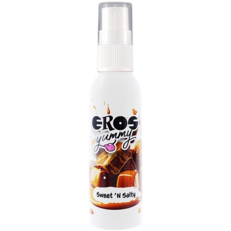 EROS Yummy, spray corporal com sabor a caramelo salgado, 50 ml