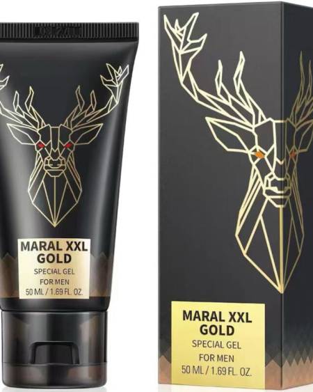 Gel masculino MARAL GEL XXL Gold, embalagem de 50 ml