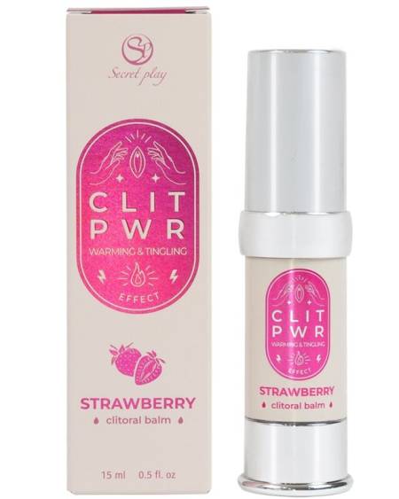 SECRET PLAY - CLIT PWR BÁLSAMO DE CLÍTORIS DE FRESA