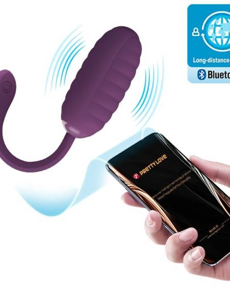 PRETTY LOVE - CASPER HUEVO VIBRADOR RECARGABLE MORADO