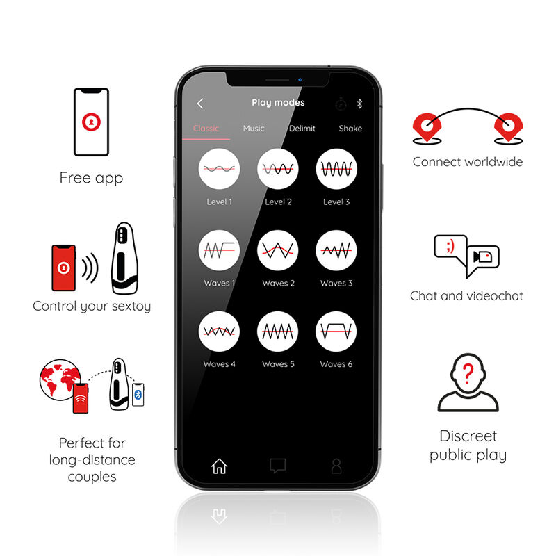 ONINDER - SEOUL MASTURBADOR MASCULINO DE COMPRESIÓN Y VIBRACIÓN - APP GRATUITA