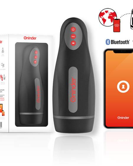 ONINDER - SEOUL MASTURBADOR MASCULINO DE COMPRESIÓN Y VIBRACIÓN - APP GRATUITA