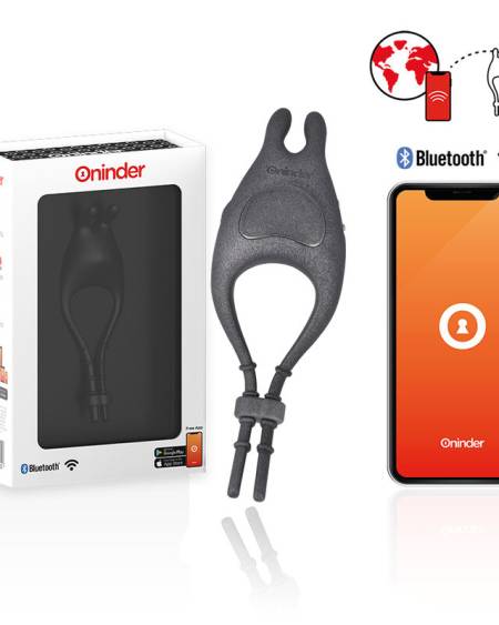 ONINDER - PAMPA ANILLO VIBRADOR AJUSTABLE Y MULTIPOSICION - APP GRATUITA