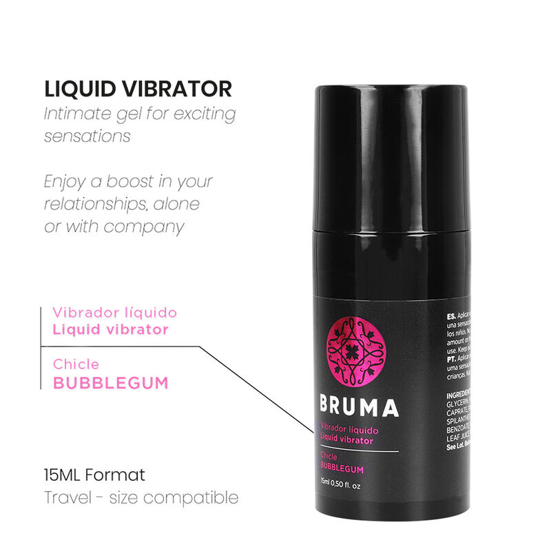 BRUMA - VIBRADOR LÍQUIDO CHICLE
