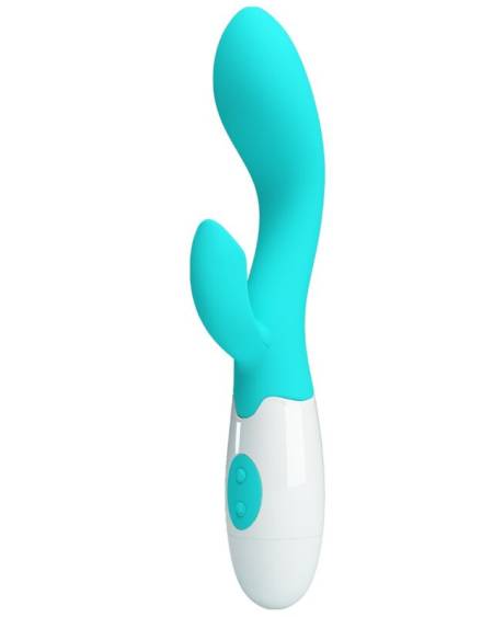 Vibrador de ponto G Brighty da HIGH TECH, verde-água