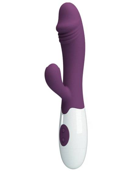 Vibrador PRETTY LOVE Snappy para ponto G com estímulo clitoriano