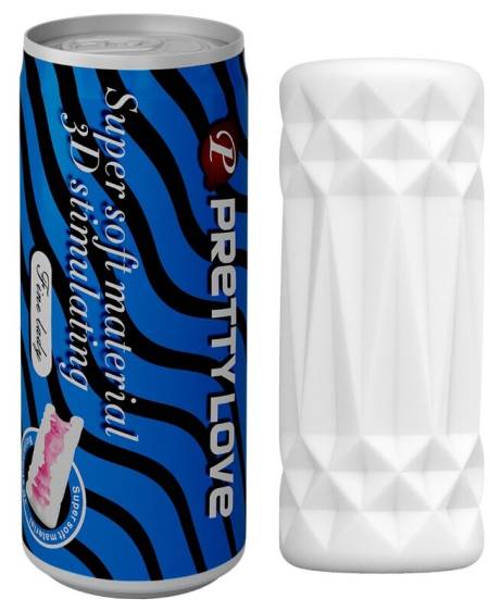 Masturbador masculino Pretty Love em formato de lata, modelo 2
