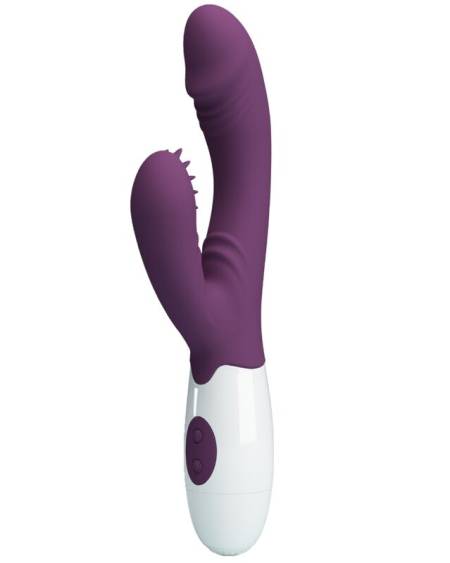 PRETTY LOVE - ANDRE VIBRADOR RABBIT & ESTIMULADOR PUNTO G MORADO
