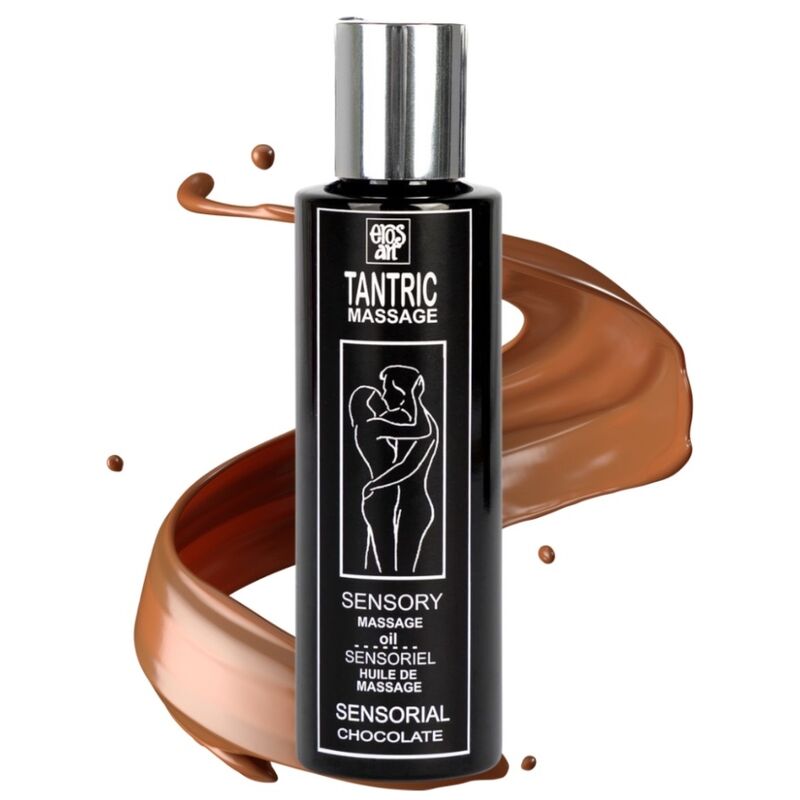 Óleo de massagem tântrico natural afrodisíaco chocolate