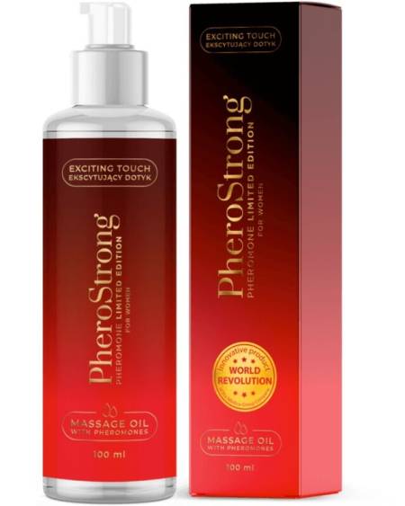 PHEROSTRONG - ACEITE DE MASAJE LIMITED EDITION PARA MUJER 100 ML