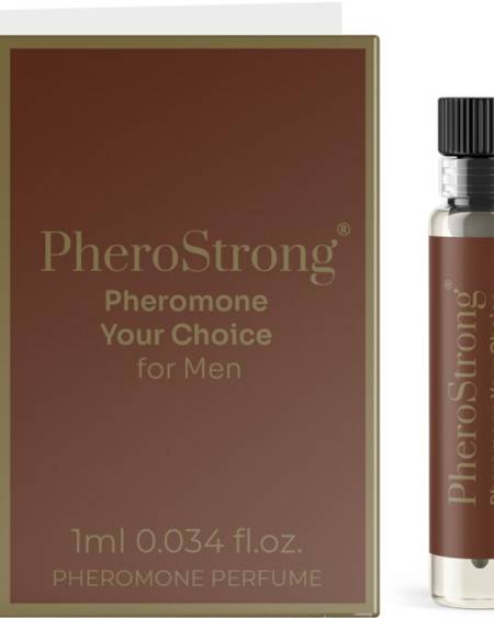 PHEROSTRONG - PERFUME CON FEROMONAS YOUR CHOICE PARA HOMBRE 1 ML