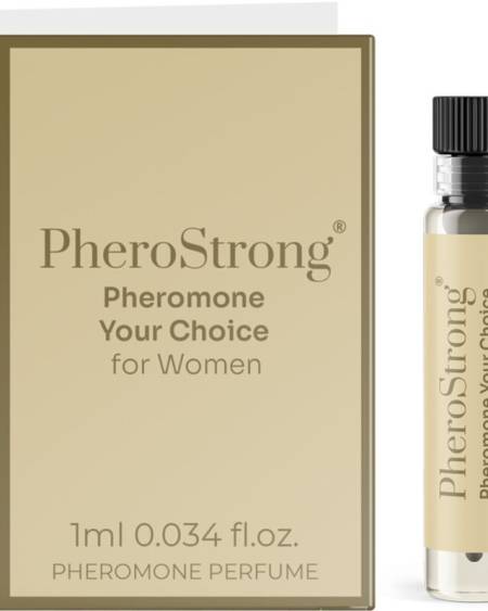 Perfume feminino com feromonas PHEROSTRONG Your Choice, 1 ml