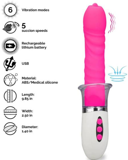 Vibrador Liberty da Armony com língua para estimulação