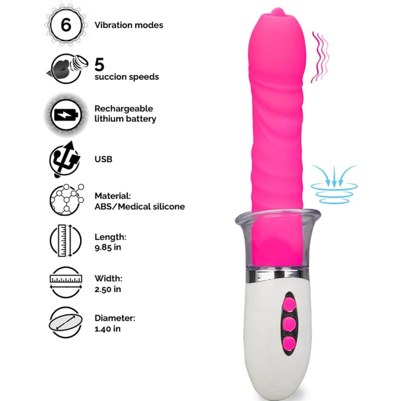 Vibrador Liberty da Armony com língua para estimulação