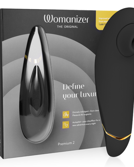 WOMANIZER - PREMIUM 2 ESTIMULADOR DE CLÍTORIS NEGRO