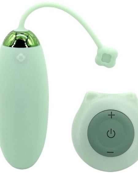 ARMONY - KITTY FUN HUEVO VIBRADOR CONTROL REMOTO 10 VIBRACIONES VERDE