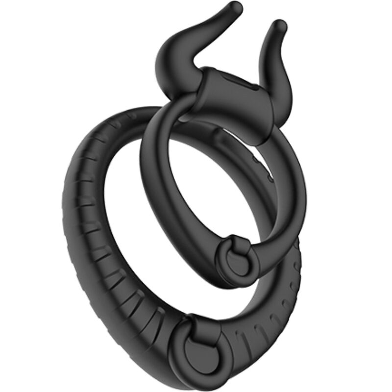 Anel peniano ARMONY BULL'S PASION preto