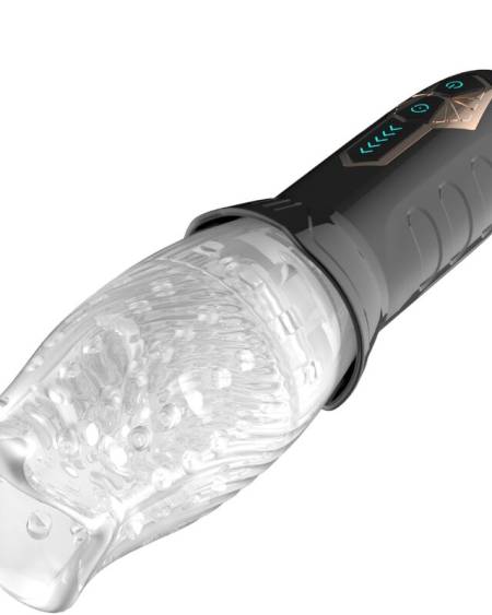 Masturbador oral vibratório Belucci da ARMONY FOR HIM, branco