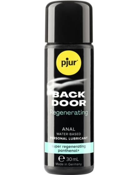 Lubrificante anal PJUR Back Door Regenerating de base aquosa, com pantenol e camomila