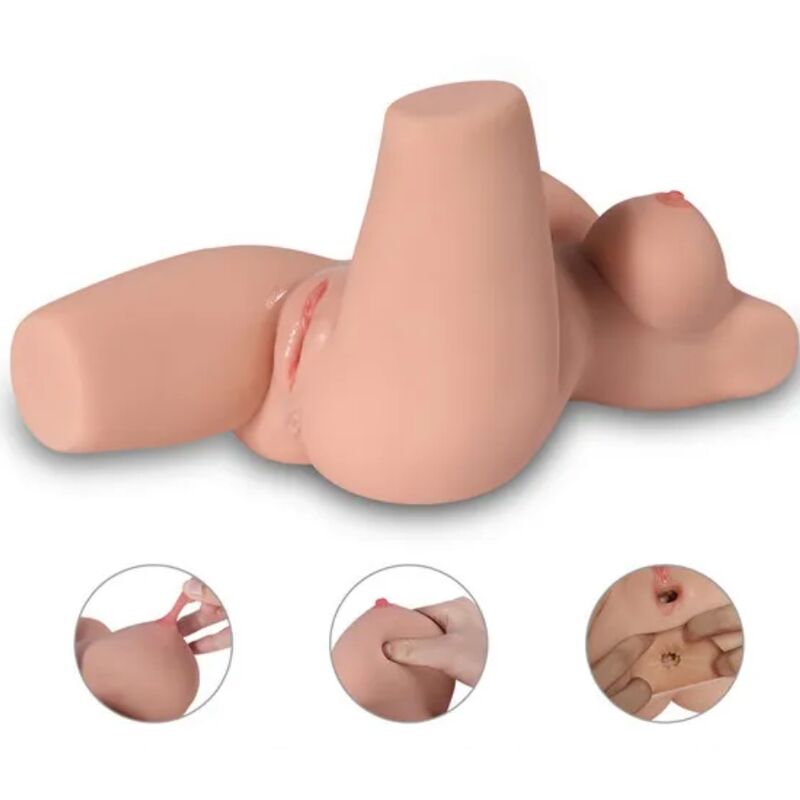 Torso feminino realístico insuflável da Armony