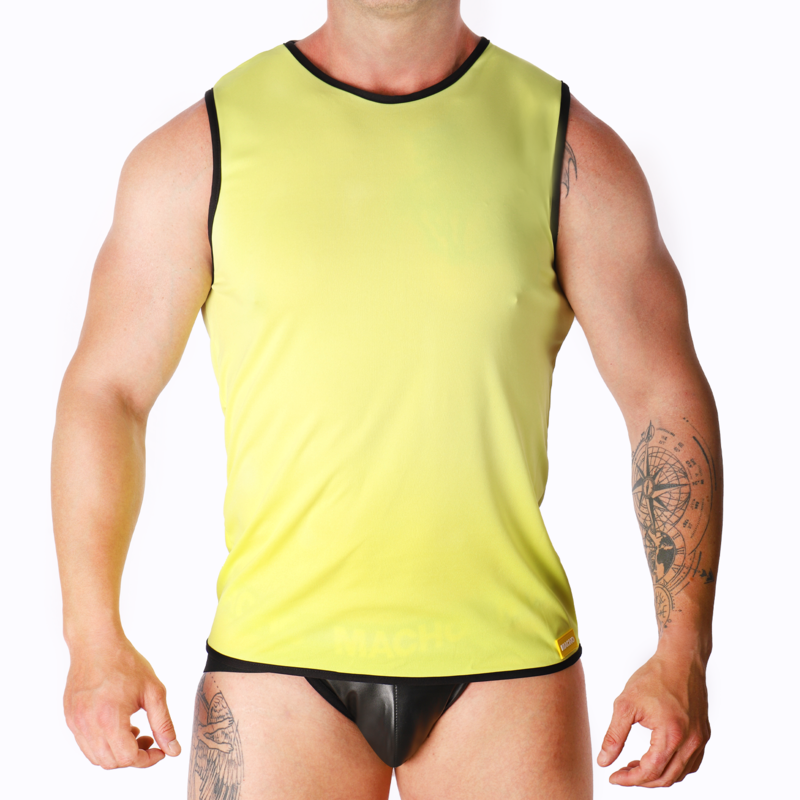 MACHO - CAMISETA AMARILLO S/M - L/XL