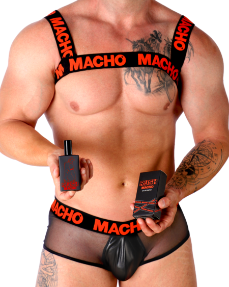Água de perfume Rush MACHO UNDERWEAR, frasco de 30 ml