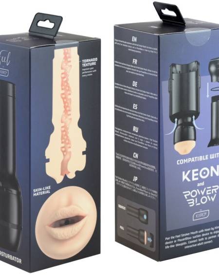 Masturbador de boca KIIROO Feel Stroker Mouth