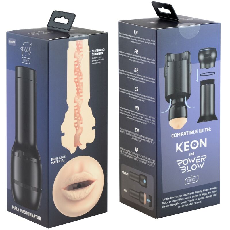Masturbador de boca KIIROO Feel Stroker Mouth