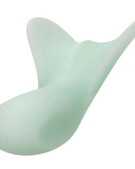 Estimulador clitoriano CALEXOTICS Pacifica Tahiti transparente, com design contornado e estriado