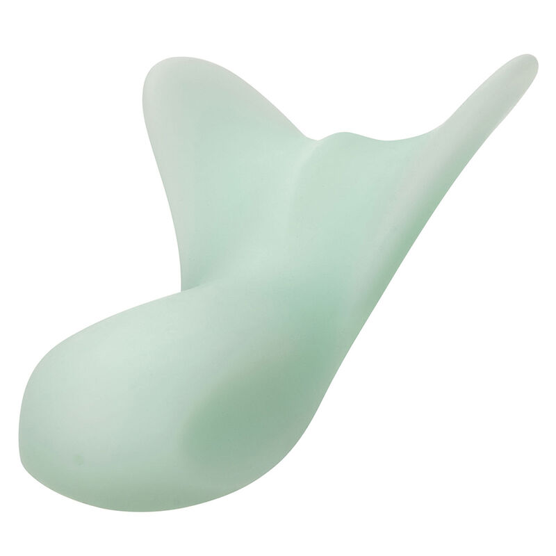 Estimulador clitoriano CALEXOTICS Pacifica Tahiti transparente, com design contornado e estriado